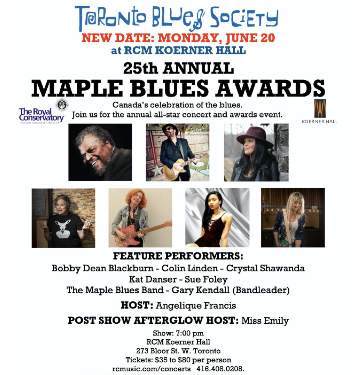 Toronto Blues Society » THE MAPLE BLUES BAND